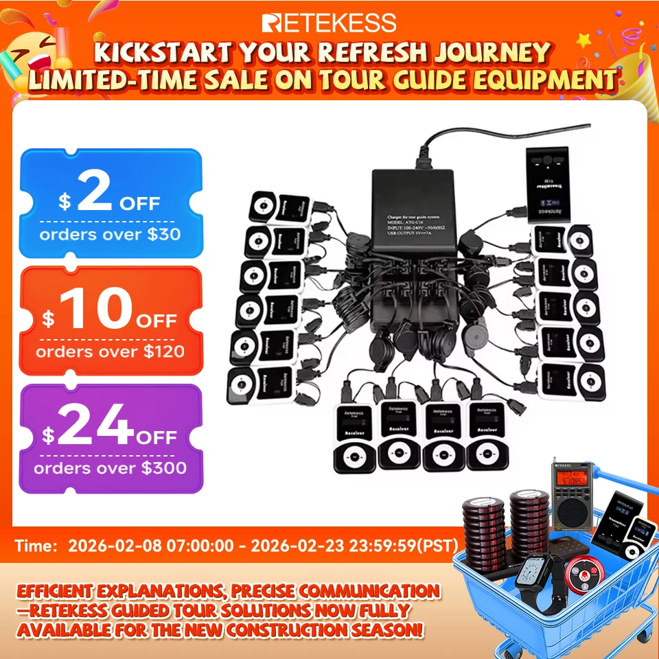 Wireless Tour Guide System T130 T131