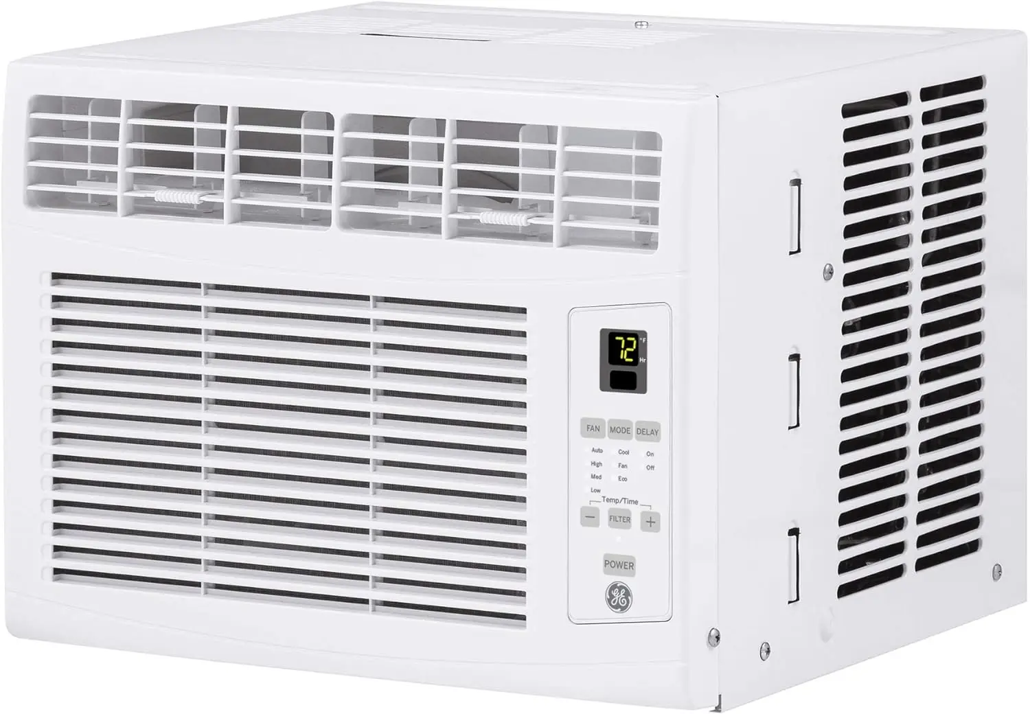 

GE Electronic Window Air Conditioner 6000 BTU, Efficient Cooling for Smaller Areas Like Bedrooms and Guest Rooms