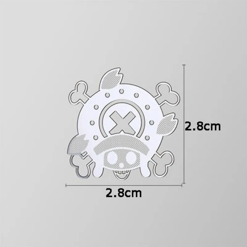 One Piece Pirate Ship Character Avatar Metal Sticker Desktop Bedroom Car Mobile Phone Laptop Tablet Case Sticker Decoration