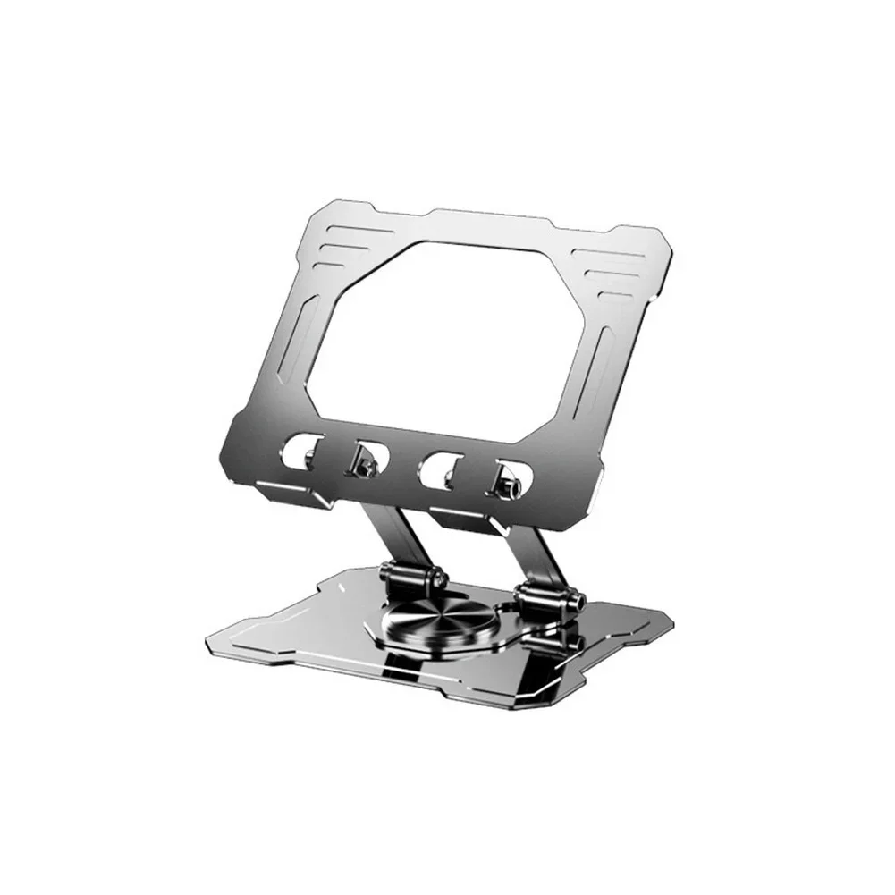 360 Degree Adjustable Carbon Steel Stand for Tablet and Phone Foldable Design Compatible with For iPad and Most Tablets