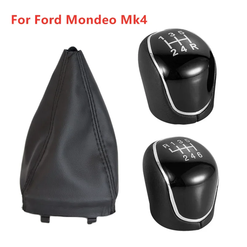 

Car Gear Shift Knob Boot Cover for Ford Mondeo Mk4 IV 4 2007 2008 2009 2010 2011 2012 2013 2014 Stick Lever Gaiter Accessories