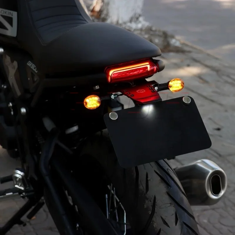For BRIXTON CROSSFIRE 500 GK500 rear license plate holder, license plate bracket, short tail license plate bracket