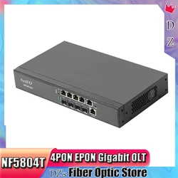 2024 NEW Optical Fiber MINI 4pon EPON OLT 4port DC12V WEB SNMP CLI 256 Users Compatible HUWEI ZTE FTTH Small Access Network