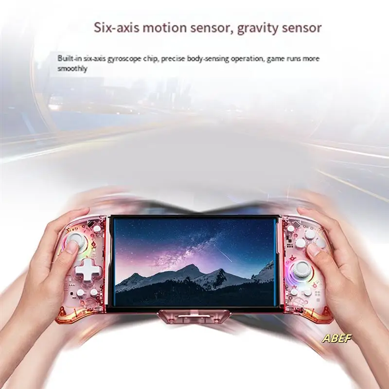 

For Switch Gamepad Controller Built-In 6-Axis Gyro Design Handheld Grip Double Motor Vibrations Joypad