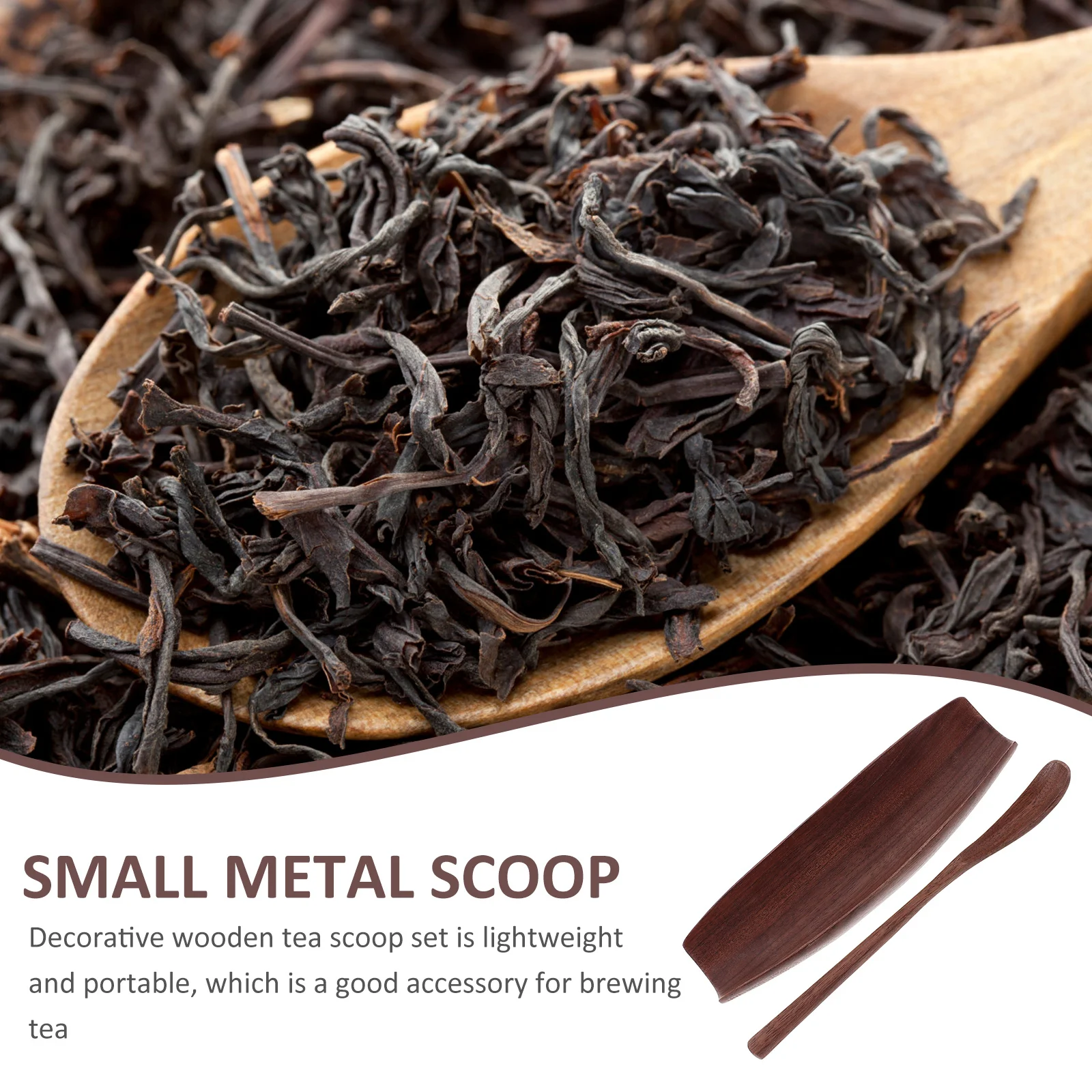 

1 set 1 Set Of Wooden Scoop Set Premium Solid Wood Loose Leaf Holder For Tea Ceremony Multi-Function Household Tea Accessories