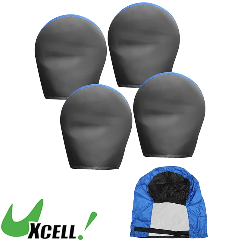 

UXCELL 4Pcs Tire Cover Case Car Spare Tire Cover Cotton Tire Cars Wheel Protection Covers for RV Truck SUV Trailer Camper