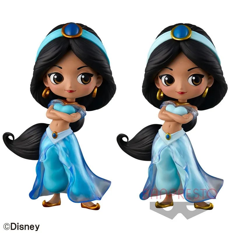 Bandai Aladdin and the magic lamp Anime Figure Qposket Jasmine Action Figure Toys For Kids Gift Collectible Model Ornaments