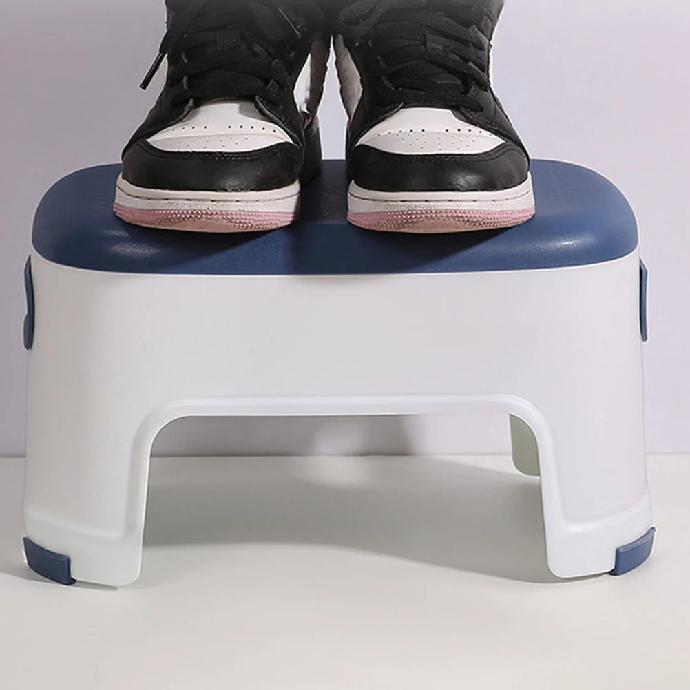 

Non-Slip Squatting Footstool For Adults Bathroom Toilet Ergonomic Step Stool Anti-Slip Design Stable Potty Stool For Bathroom