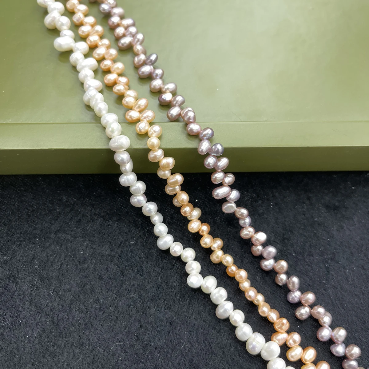 

4–5 Mm Grade A Natural Freshwater Pearls Wheat-shaped Loose Beads for Jewelry Making DIY Necklaces Bracelets and Accessories