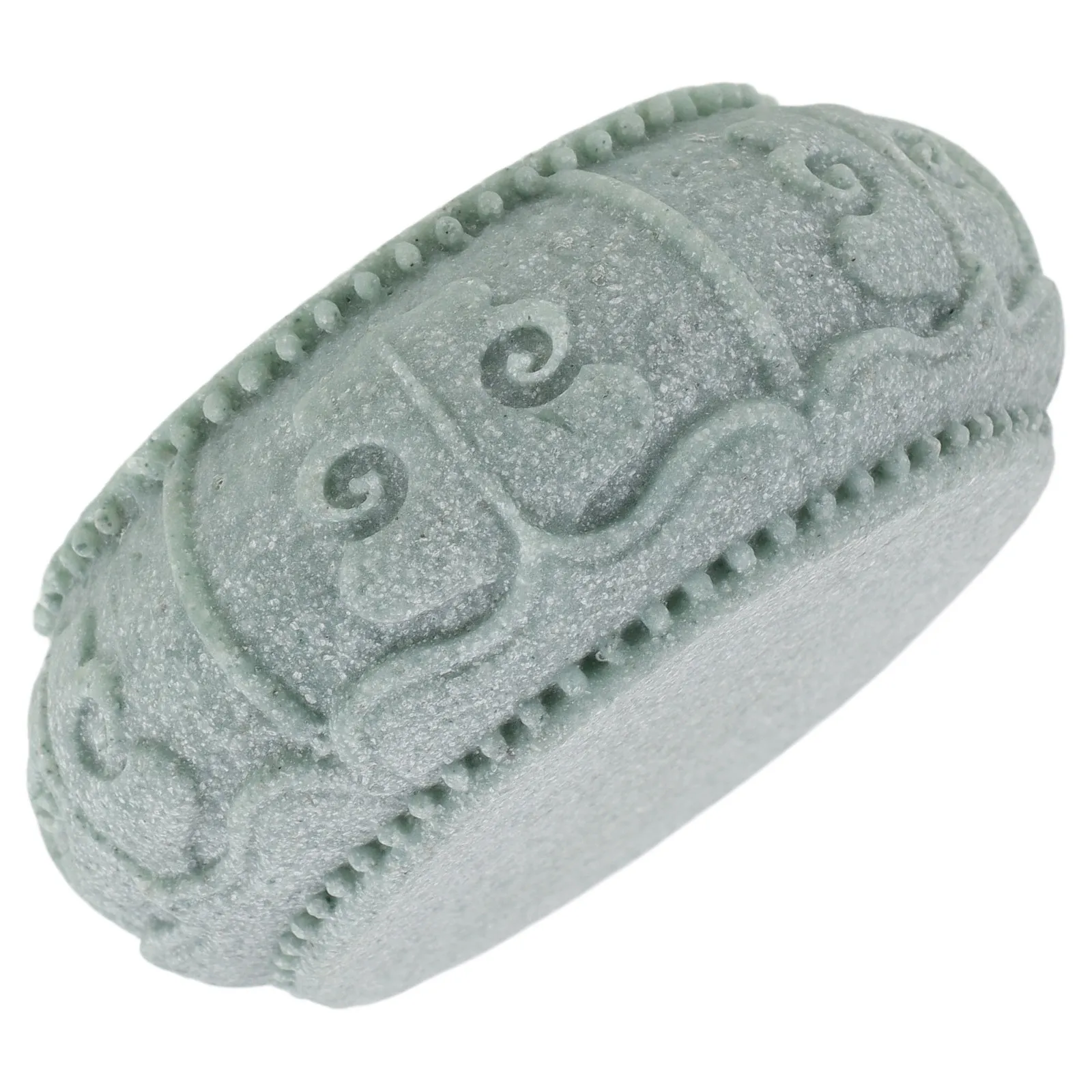 Round Sandstone Pedestal Stand Buddha Statue Display Stable .5 Zen Decoration Office Desk Vase Holder Feng Shui Display