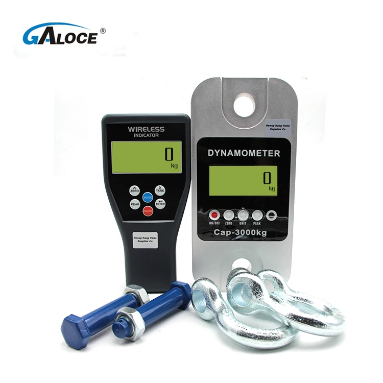 GWD200  High performance LCD Wireless Dynamometer Crane Scale with shackle for port wharf  10T 30T 50T 200T