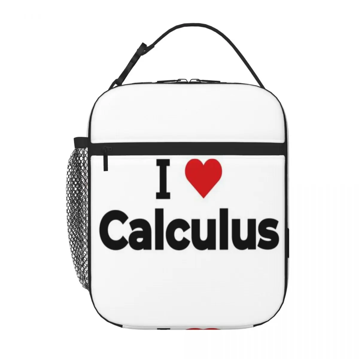 Bestselling I Love Calculus Compact Style Foldable Lunch Bag Garden Party Insulated Snack Tote