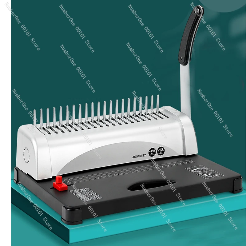 Book Bookbinding Machine Large Capacity Easy Operation Suitable for A3,A4 Paper File Plastic Bookbinding Machine