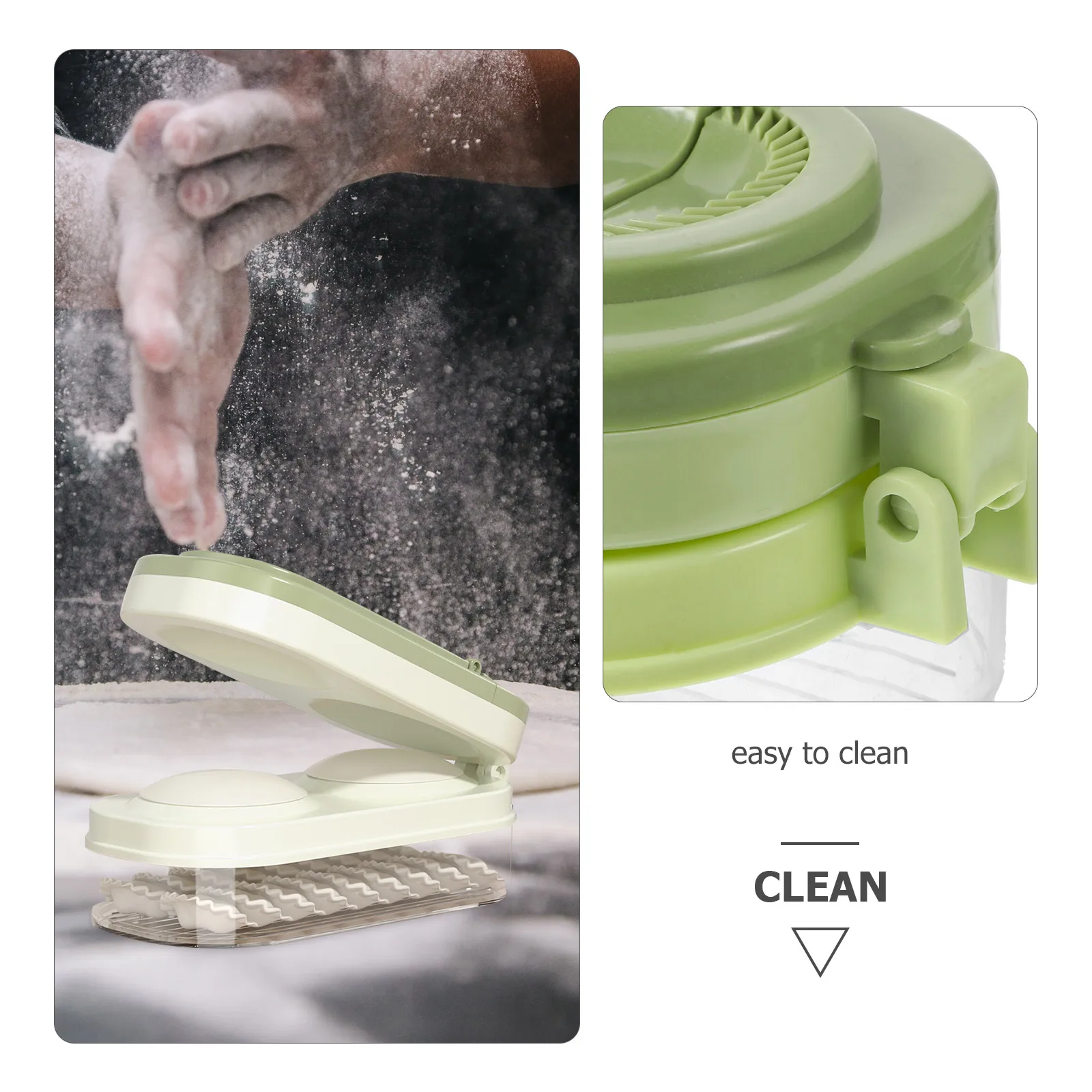 

Dumpling Wrapper Mold Press - Dumplings Tool Skin Maker Pressing Practical Presser Makers Tools Triple