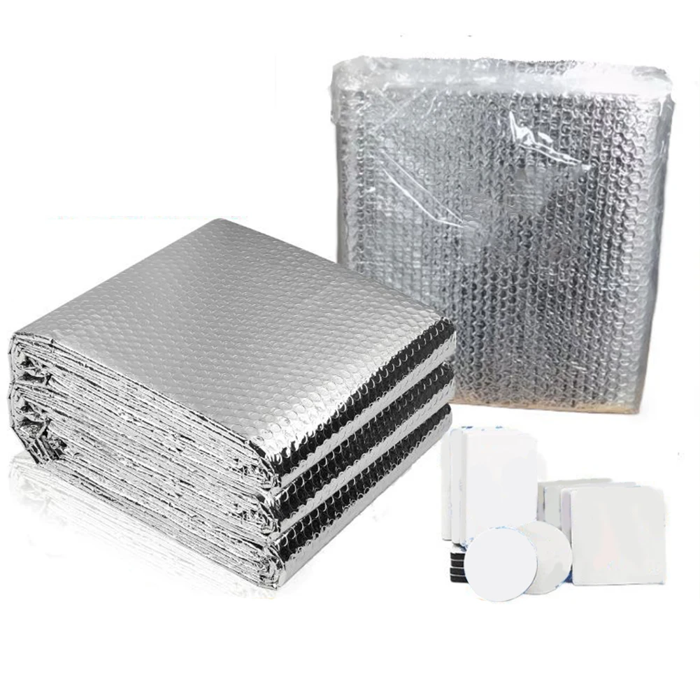 Feuille d'isolation double face pour les religions, 5m x 50cm, délit, moulage thermique, amélioration du bruit, SAP