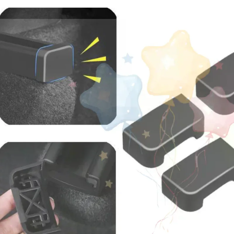 4pcs Rear Seat Rail Cover Protector For Model 3 Y Juniper 2025 Accessories Backseat Child Anti-kick Pad Protection Cover