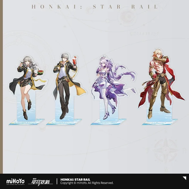 

Pre Sale miHoYo Official Genuine Honkai Star Rail Fruity Summer Series Acrylic Standee Trailblazer Mydei Castorice Cosplay Anime