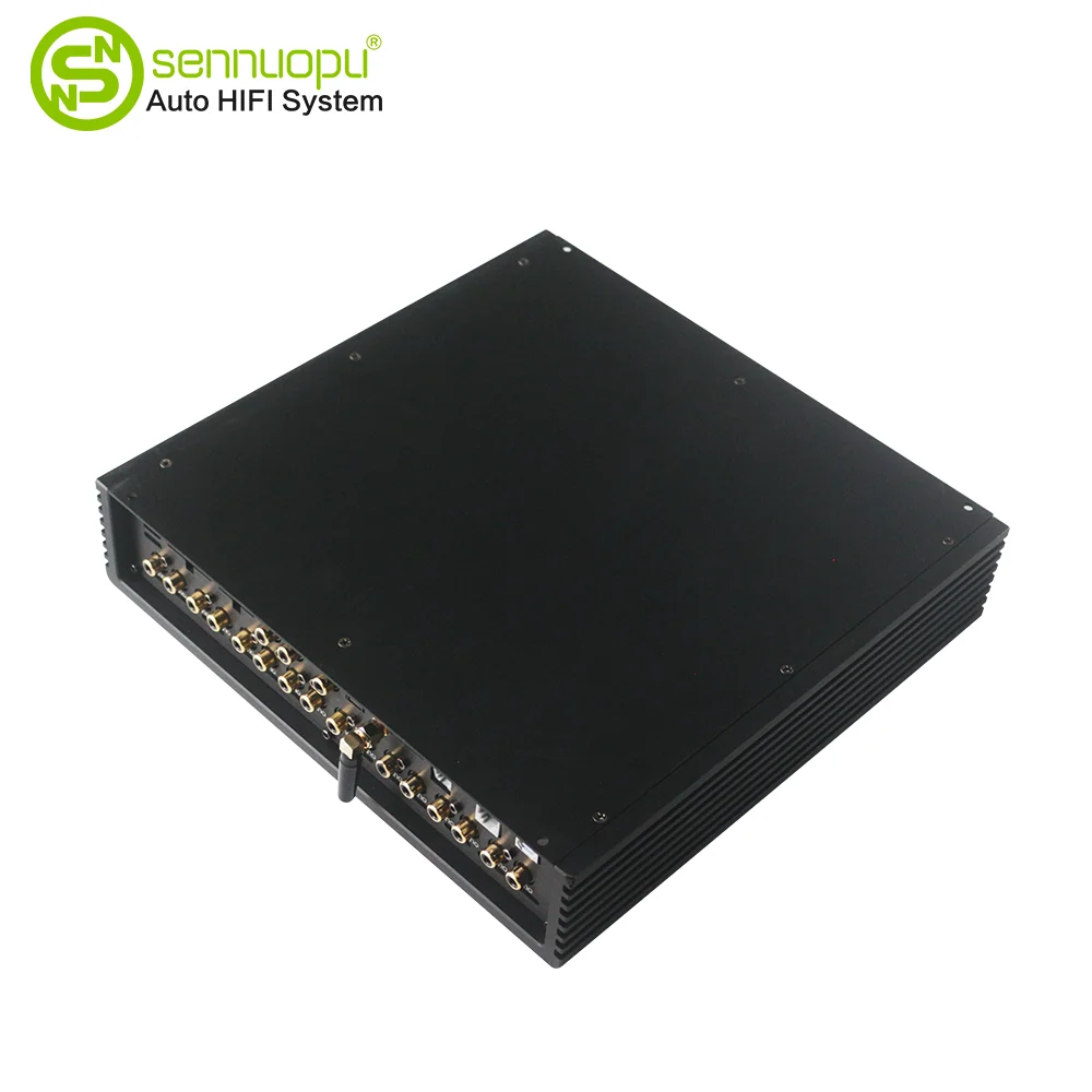 Sennuopu 14 CH Amplifier 16 CH DSP  with class AB and Class D car power amplifiers audio