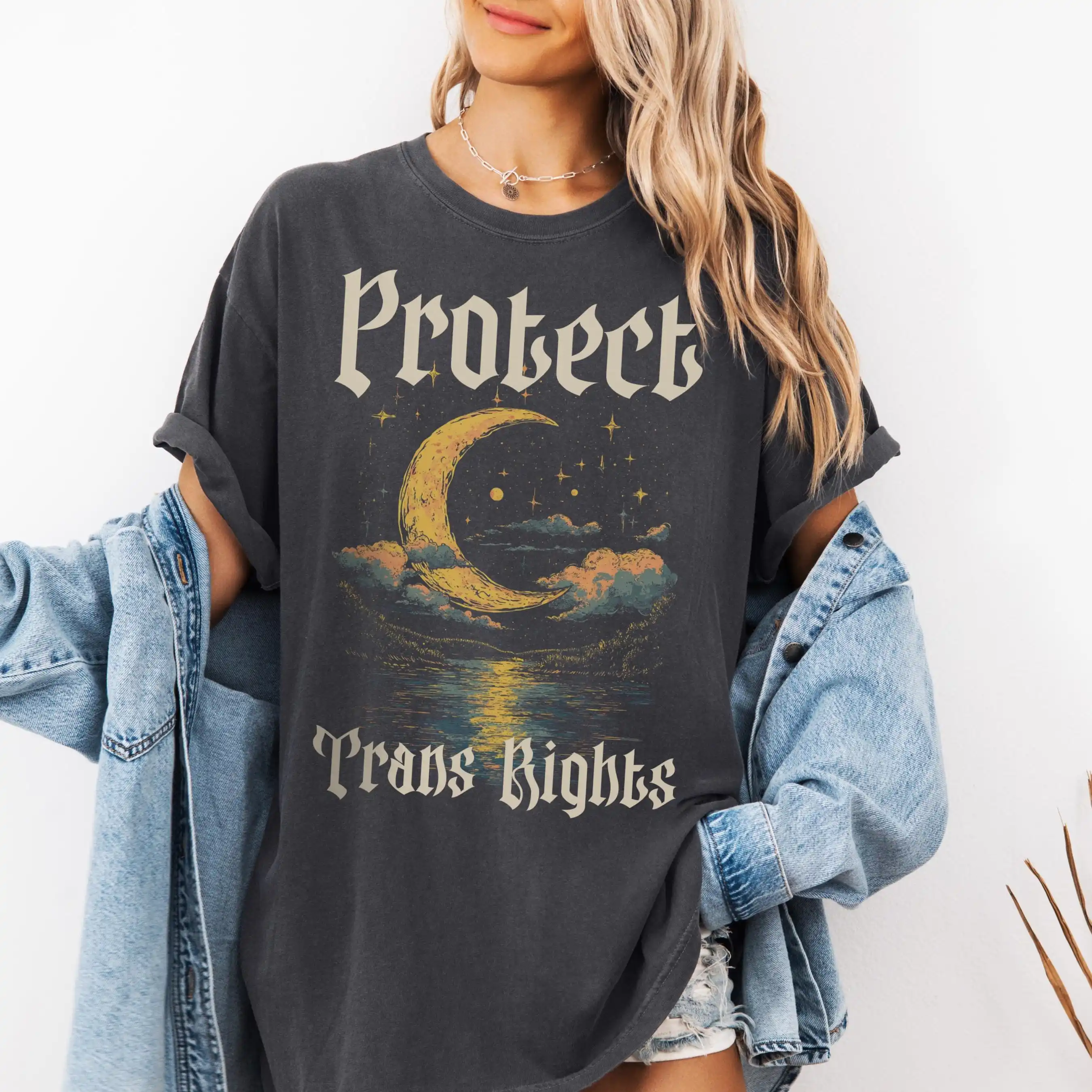 Protect Trans Rights T Shirt Comfort Colors Youth Legislation Are Human Ally