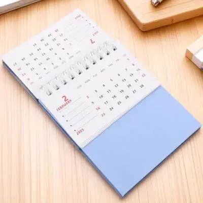Mini Desk Calendar Small Monthly 2024 Tabletop Decorative Decoration Daily Memo Notes