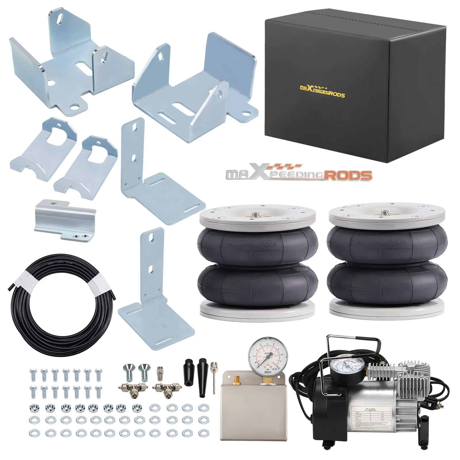 MaXpeedingrods Air Suspension with 12V Compressor Kit for Ford Transit 2001-2020 RWD 4000kg