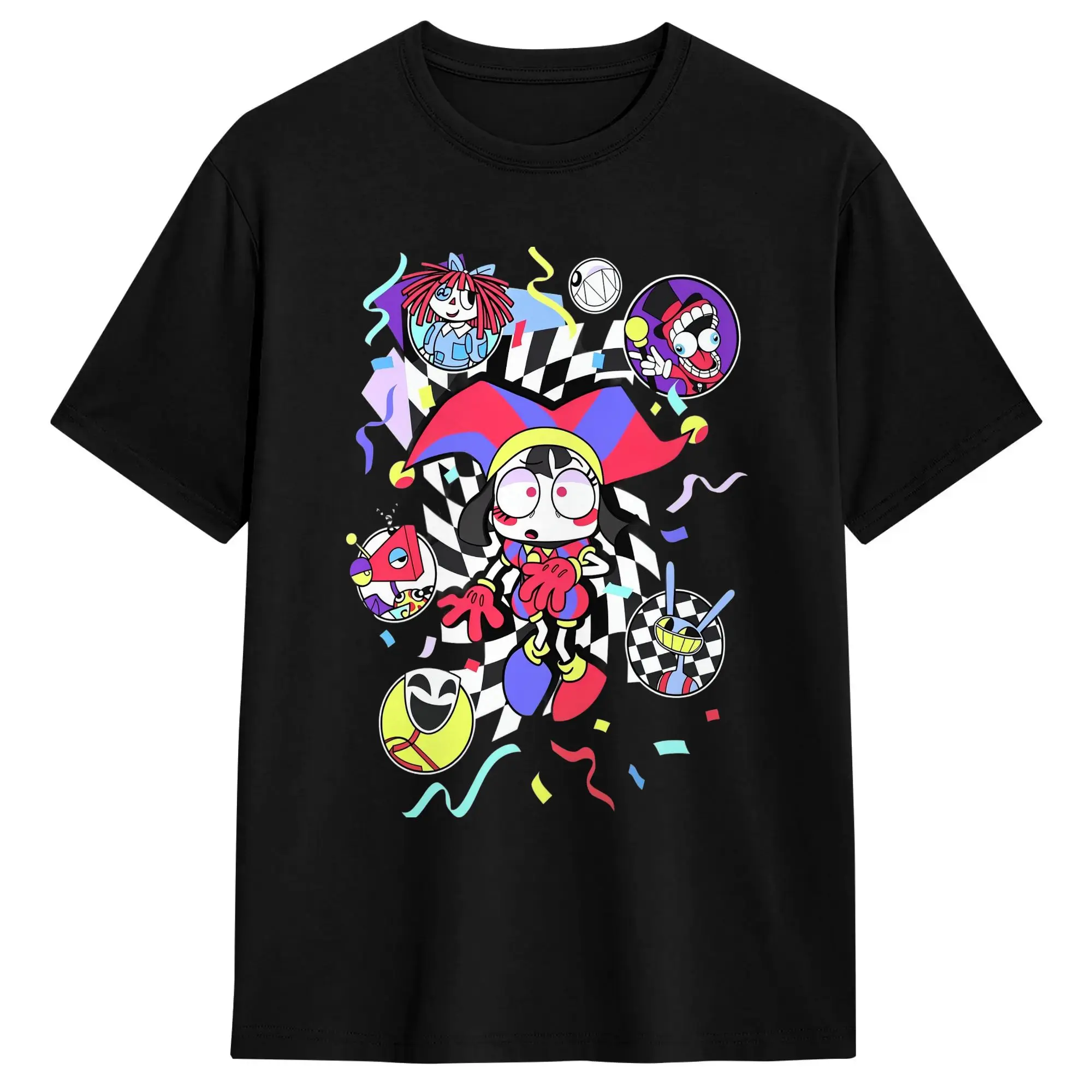 Amazing Digital Circus Caine T Shirt Adult  Vintage T-Shirts Summer O Neck Trending Tees Wholesale Oversized Clothing