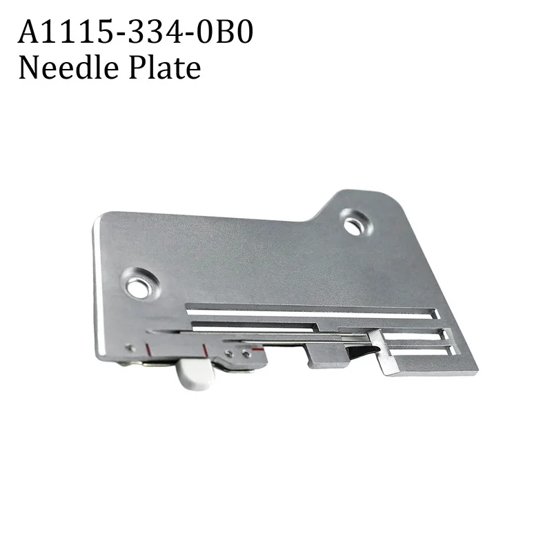 A1115-334-0B0 Needle Plate Assembly, Sewing Machine Parts, Fit for Juki Overlock Machine MO-334D, 634, 634D, 634DE, 644D, 654DE