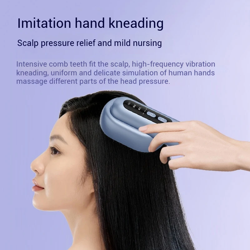 Electric Scalp Massager Comb  Hair Growth & Care Vibration Mist Comb with  Red Light Therapy and Essential Oil Diffuser - AliExpress