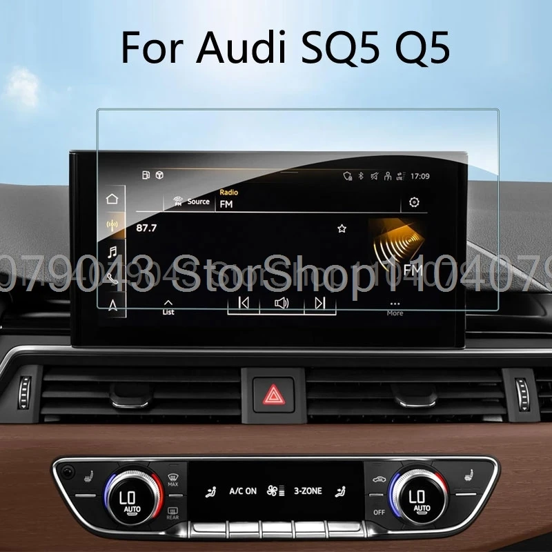 

Защитная пленка из закаленного стекла для Audi SQ5 Q5 2022 2023 10,1 дюйма, автомобильная GPS-навигация, пленка против царапин, аксессуары для интерьера