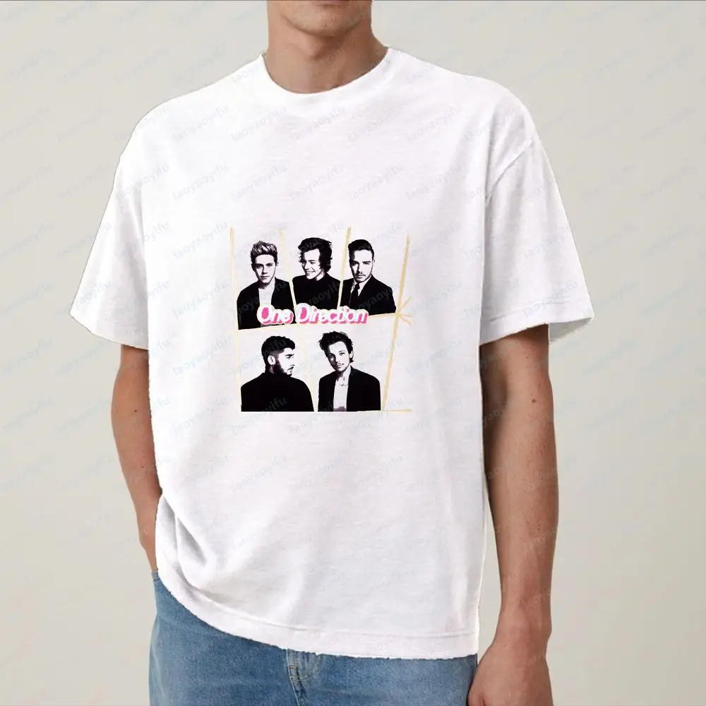 Unique One Direction - Retro Pirated Style Short-sleeved Men's and Women's Round-neck Shirt - Comfortable T-shirt