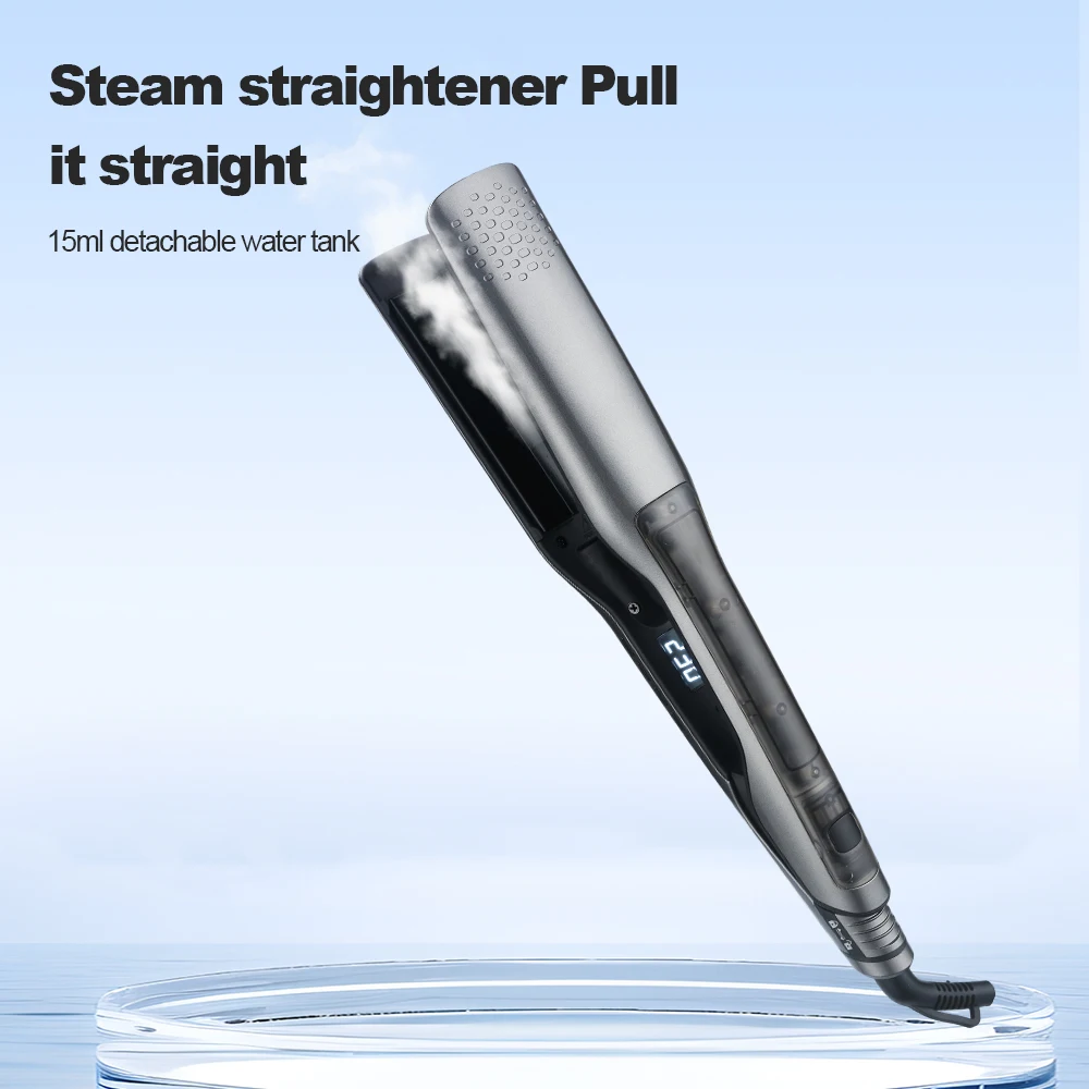 High quality Steam Hair Straightener, Professional  Flat Iron  , Leak-Proof Water Tank & Insulated Shell Design for home