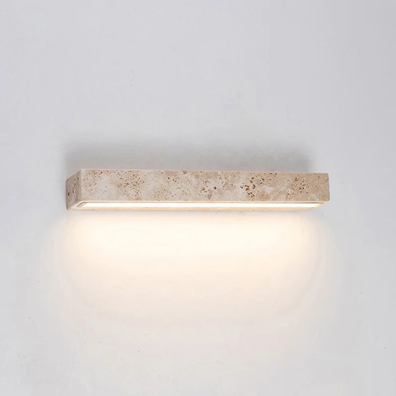 

New Yellow Cave Stone Antique Colorful Quiet Style Sconce Light Bedside Study Corridor Outdoor Small Wall Lamp