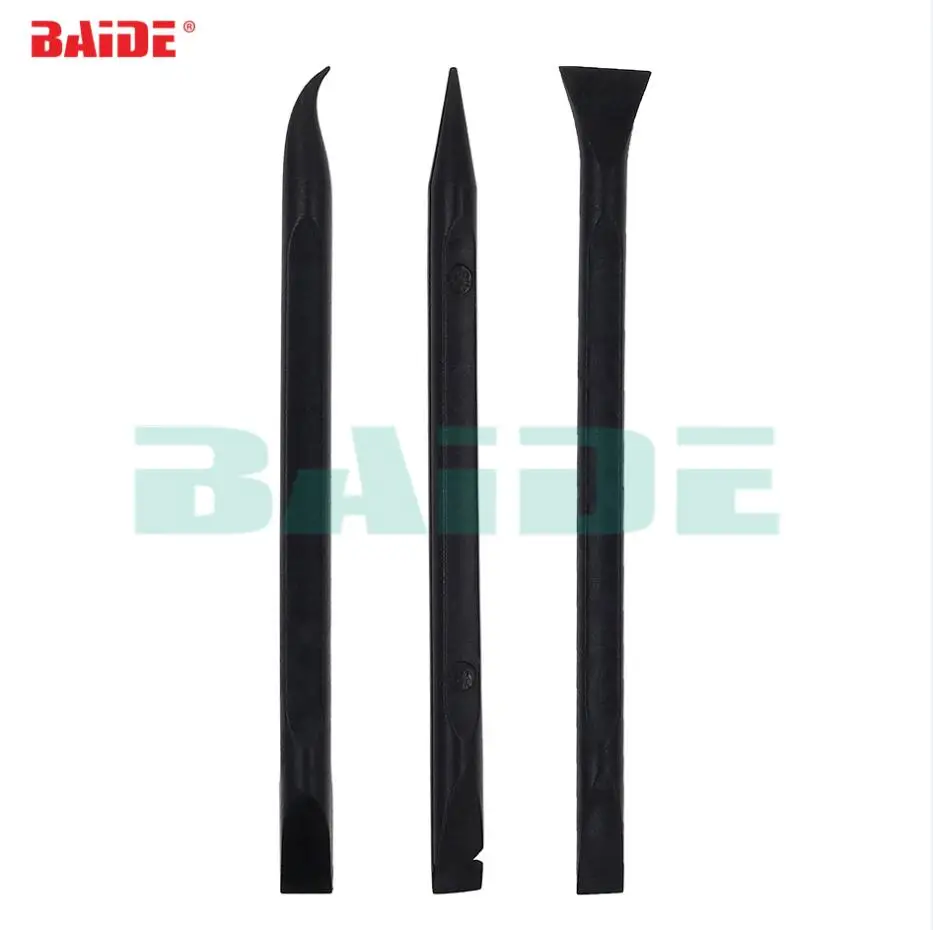 Black 3 in 1 Pry Tools Durable 15cm ESD Plastic Anti-static Spudger for iPad iPhone Mobile Phone Repair Tool Wholesale 800set