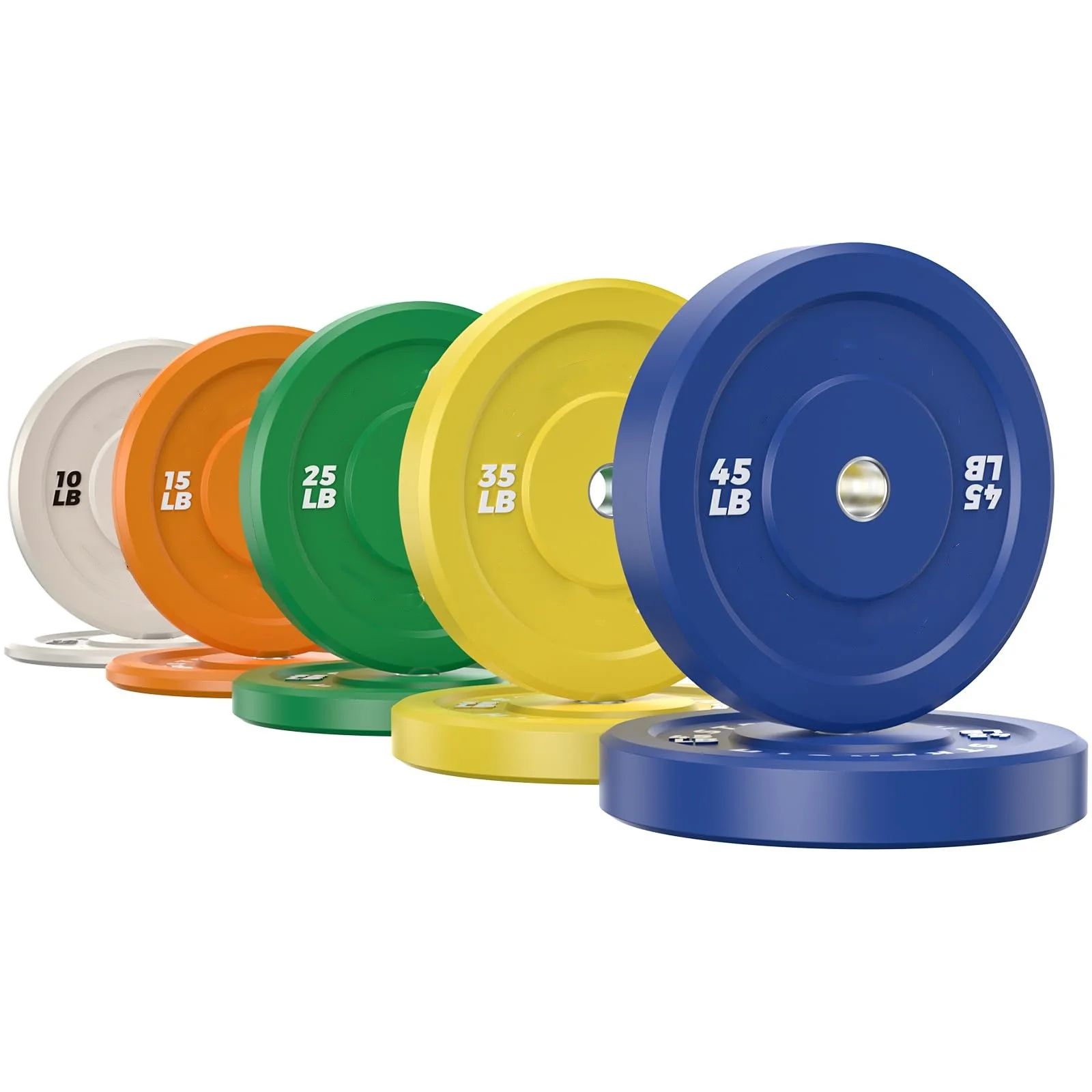 

Gym Barbell Plates Fitness Rubber Bumper Weight Competition Plate Barbell Discs for Weight Lifting CPU Bumper Plate