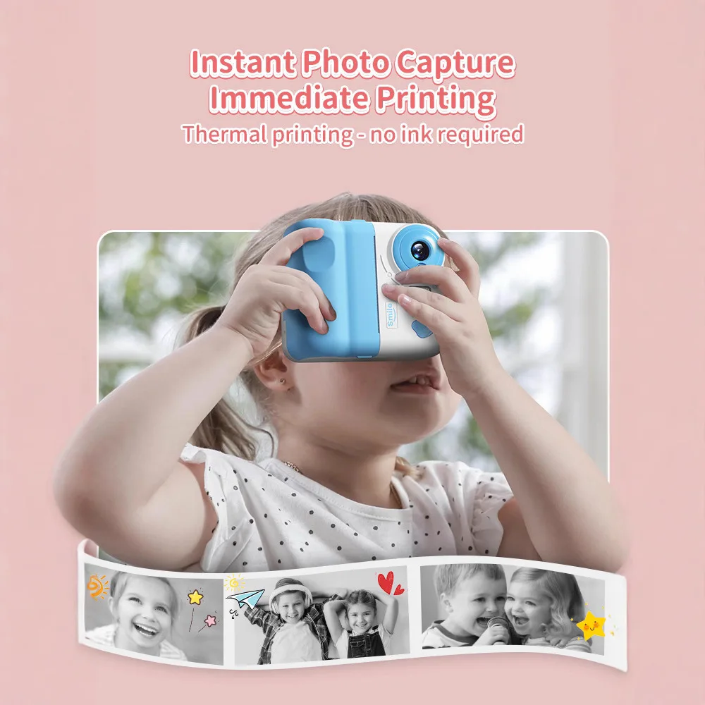 JJRC V19 Dziecięca Aparat Cyfrowy HD Zabawka - Aparat Natychmiastowy DIY na Prezenty Świąteczne dla Dzieci, Prezenty Świąteczne, Prezent Urodzinowy