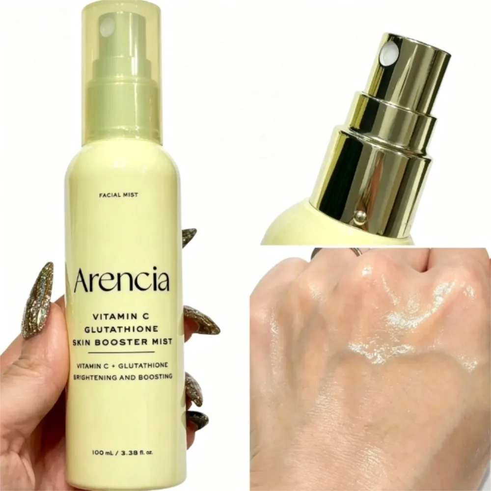 100ml Korean Vitamin C Glutathione Skin Booster Mist Double Antioxidant Brand Mist Arencia Brightening Moisturizing Facial Spray