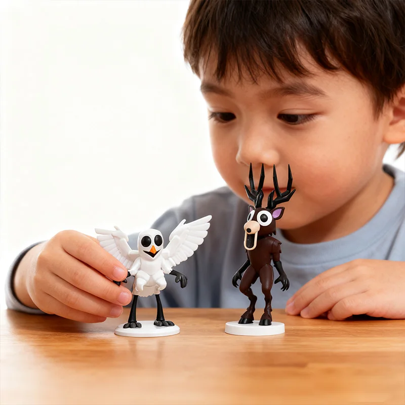 ألعاب مجسمة جديدة لعيد الميلاد والهالوين، نموذج بومة مطبوع ثلاثي الأبعاد، ديكور منزلي إبداعي، نموذج عصري قابل للجمع #6