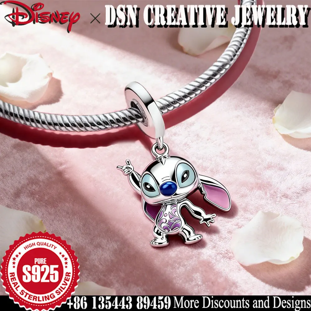 

Креативный кулон DSN, подвеска с танцующим Стичем, украшение для девочек, роскошные ювелирные аксессуары, подарок на День святого Валентина