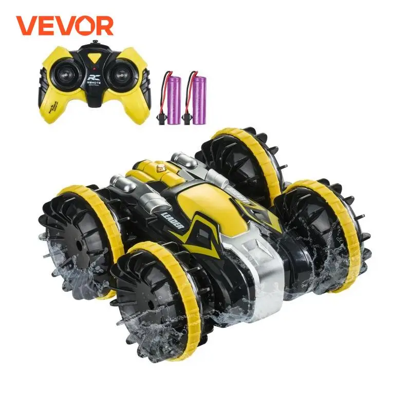 VEVOR Amphibious RC Car Boat 2.4GHz 12 km/h High-Speed Remote Control Water Racing Boat for Children Kids Birthday Model Toys