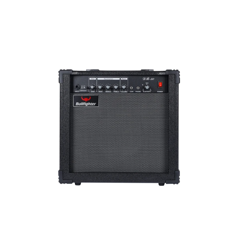 60W Guitar Bass Amplifier DB60 10‑Inch Speaker Musical Instrument Amp For Bass Guitar Practice Small Performance