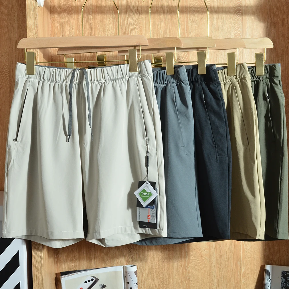 Laser-Pierced Breathable Lightweight Casual Shorts Summer Men's Fashion Outdoor Mountain Series Sporty Loose Fit Urban Style