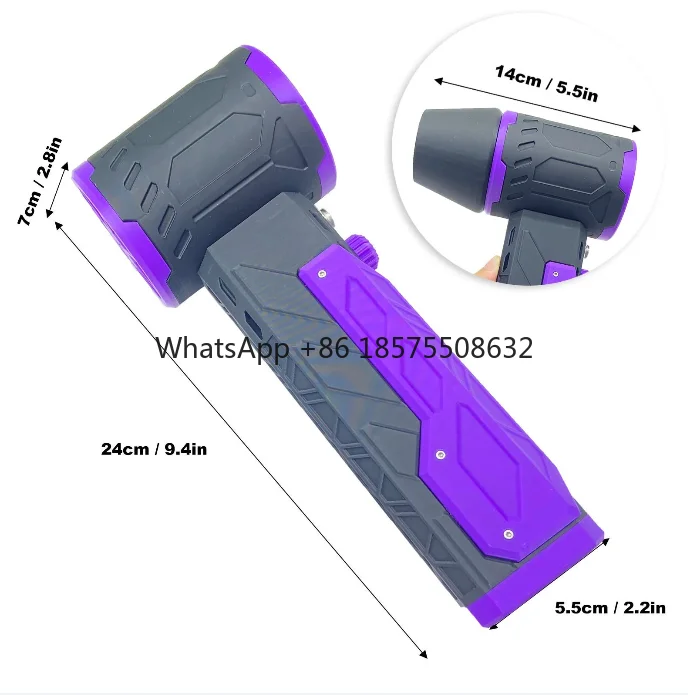 Electric Air Duster 800g Thrust 50MM Handheld Ducted Turbofan for Vehicle Cleaning Drying Picnics Barbecues 12.6V 40A