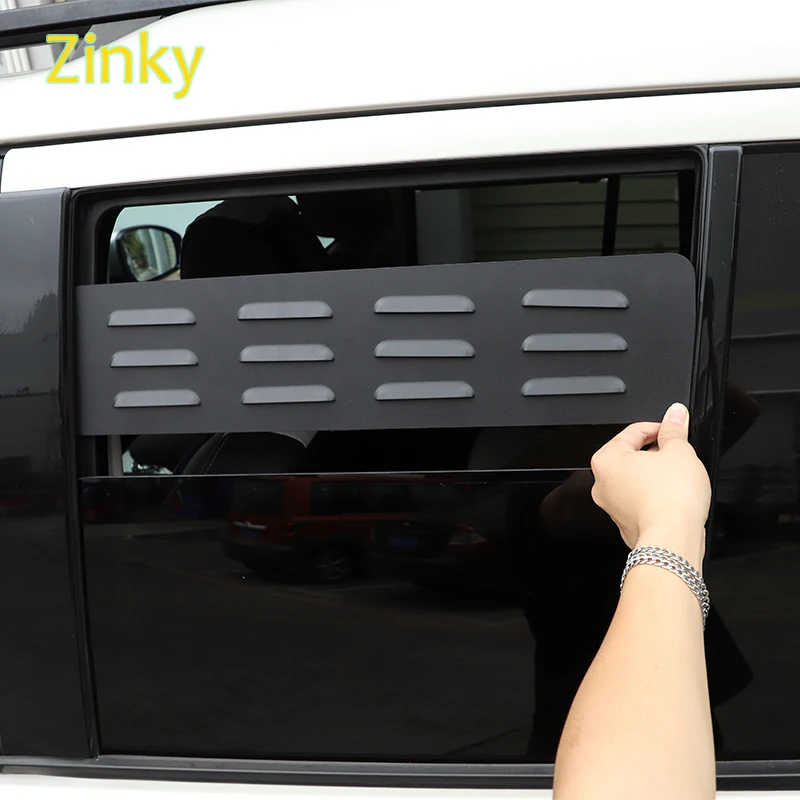

Car Rear Side Window Ventilation Panel Decoration For Land Rover Discovery 3 4 2003-2016 Window Glass Guard Plate Accessories