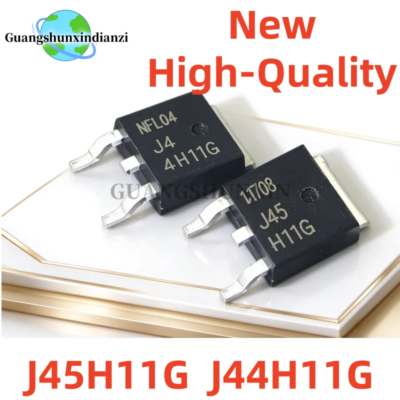 10PCS/LOT Brand New MJD45H11G J45H11G 45H11G 5H11G MJD44H11G J44H11G 44H11G 4H11G SMD TO-252 Best Quality In Stock