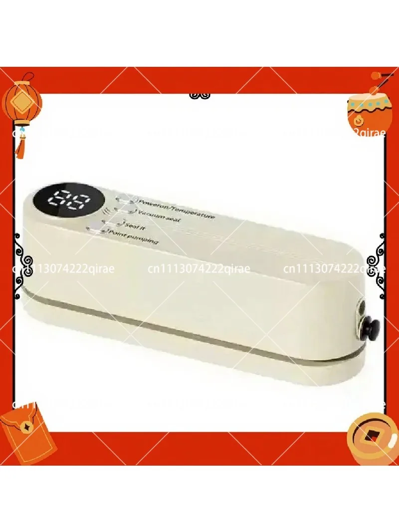 Digital Vacuum Sealer Machine for Food, Compact Portable Sealer Kit for Snacks Meat Veggies