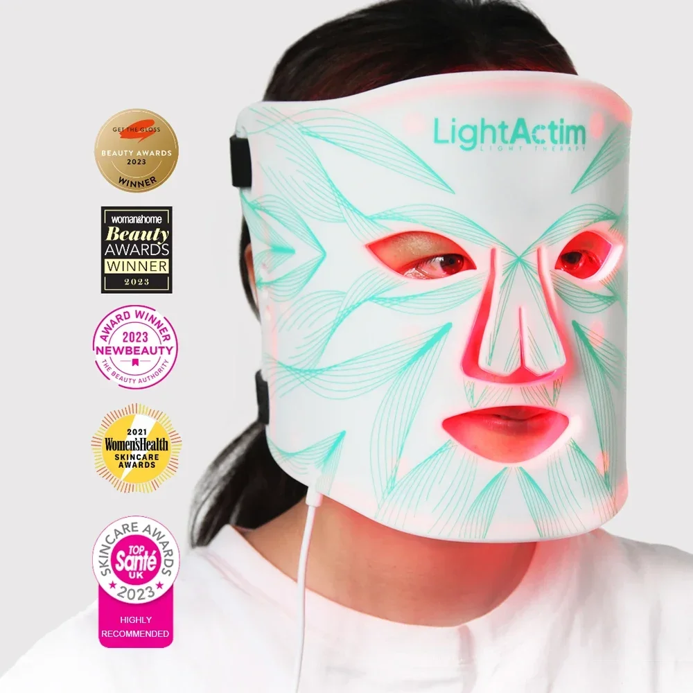 Popular Clinical-gr Red Pho-ton Led Light Therapy Device Currentbody Energy Composite Photo-therapy Led ski Face + Neck Mask