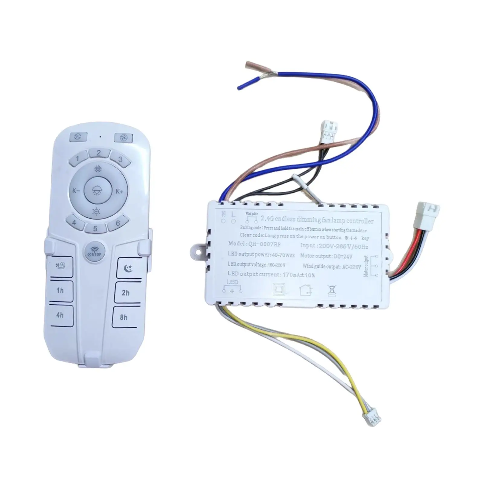 Ceiling Fan Remoting Control Kit Timing Durability with Receiver Replacement