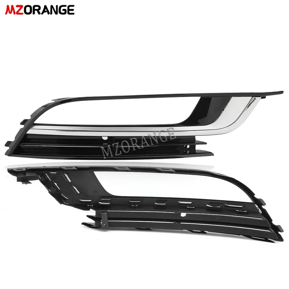 For VW Passat CC 2012 2013 2014 2015 2016 2017 Fog Light grille Cover Auto Front Bumper Chrome Foglights Headlights accessories