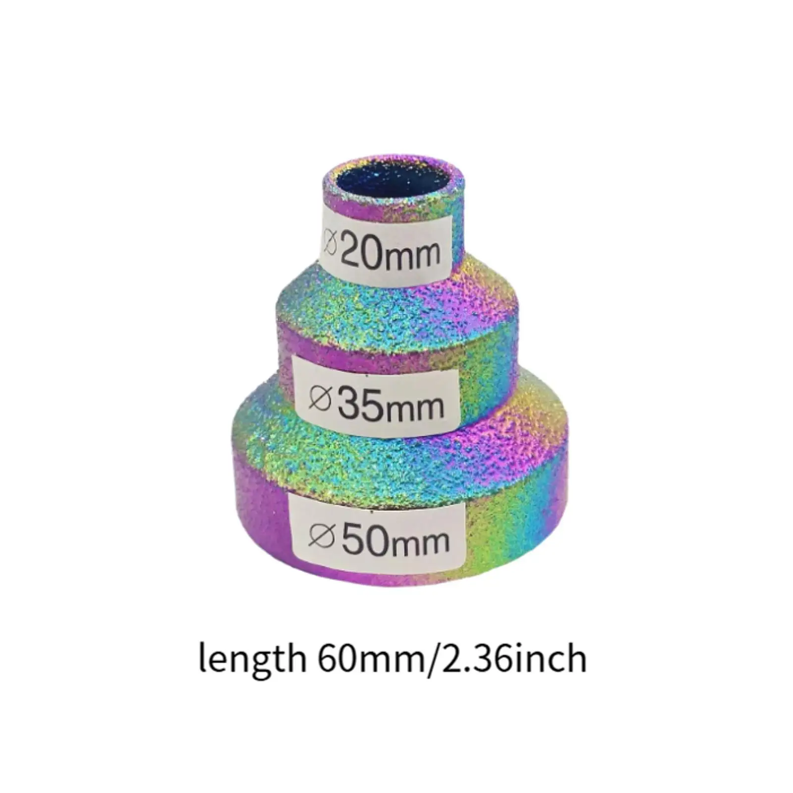 Diamond Step Pagoda Drill Bit Tile Bit Multilayered Beveling Chamfer Bit for Granite Marble Metal Existing Holes Chamfering