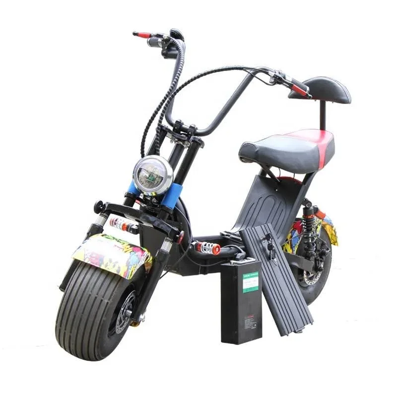 new model 15*6 inch 48v12ah lithium battery kids adults foldable citycoco fat tire cheap electric scooter/mini electric scooter